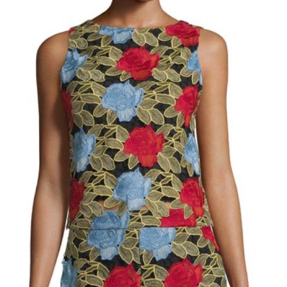 PRICE DROP alice + olivia - Amal top in multi